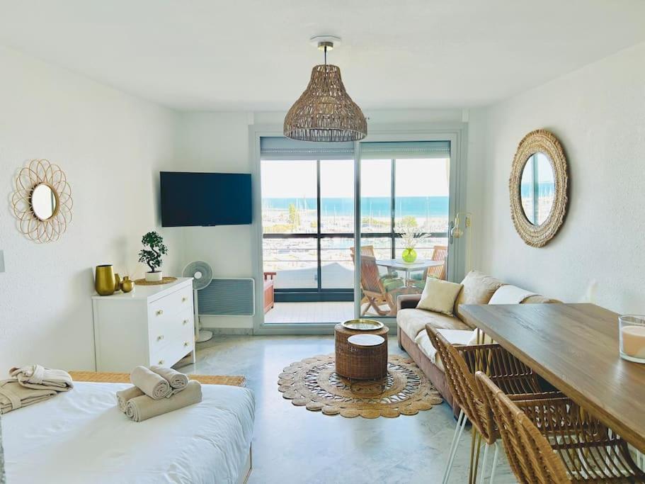 Studio Chic & Cosy Vue Mer, Clim, Parking La Grande Motte Exterior photo