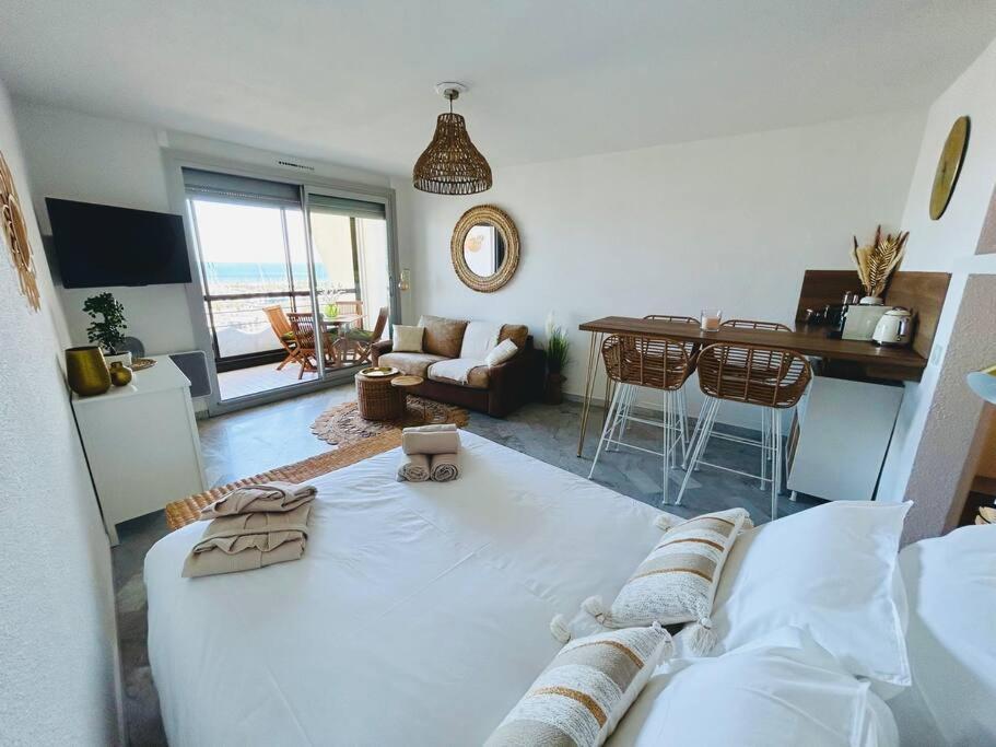 Studio Chic & Cosy Vue Mer, Clim, Parking La Grande Motte Exterior photo